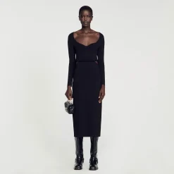 Robe Midi Ajourée