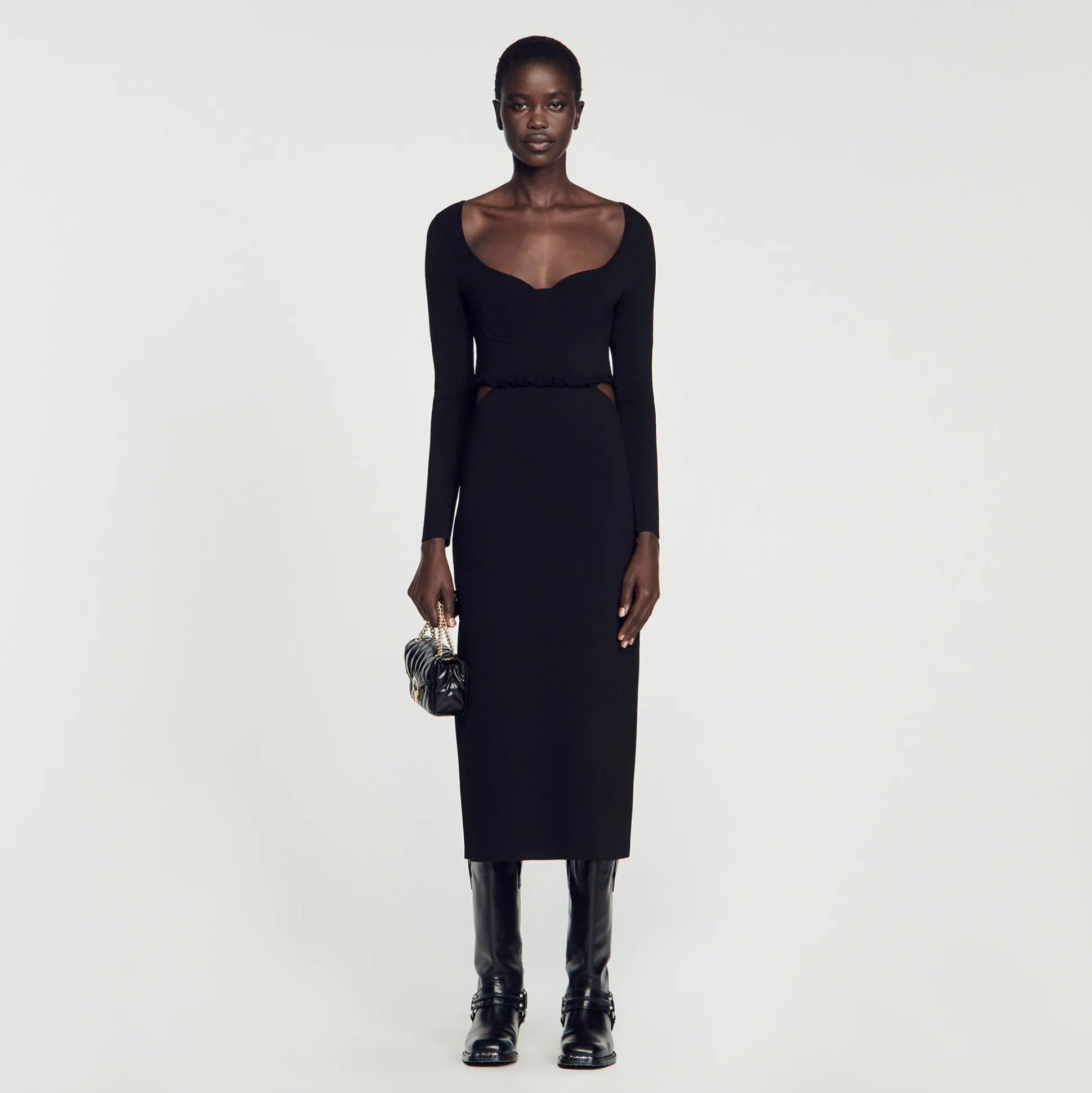 Robe Midi Ajourée