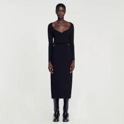 Robe Midi Ajourée