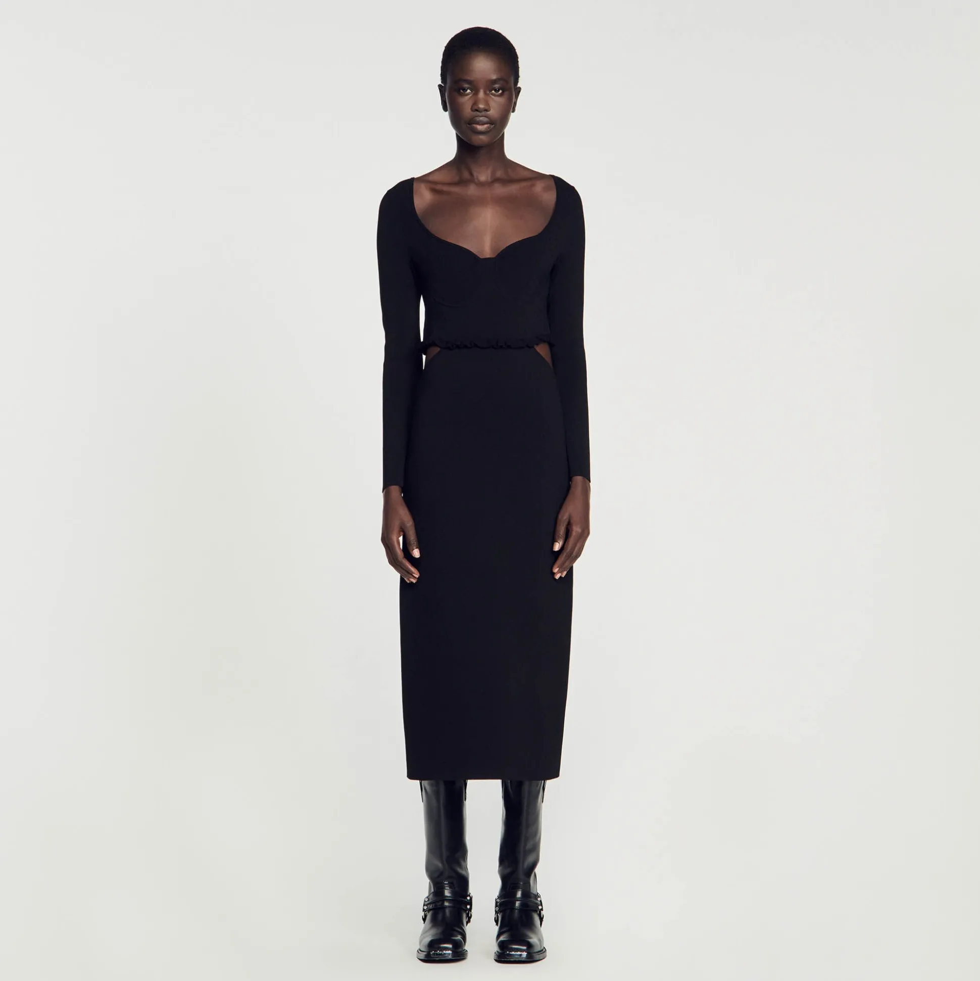 Robe Midi Ajourée