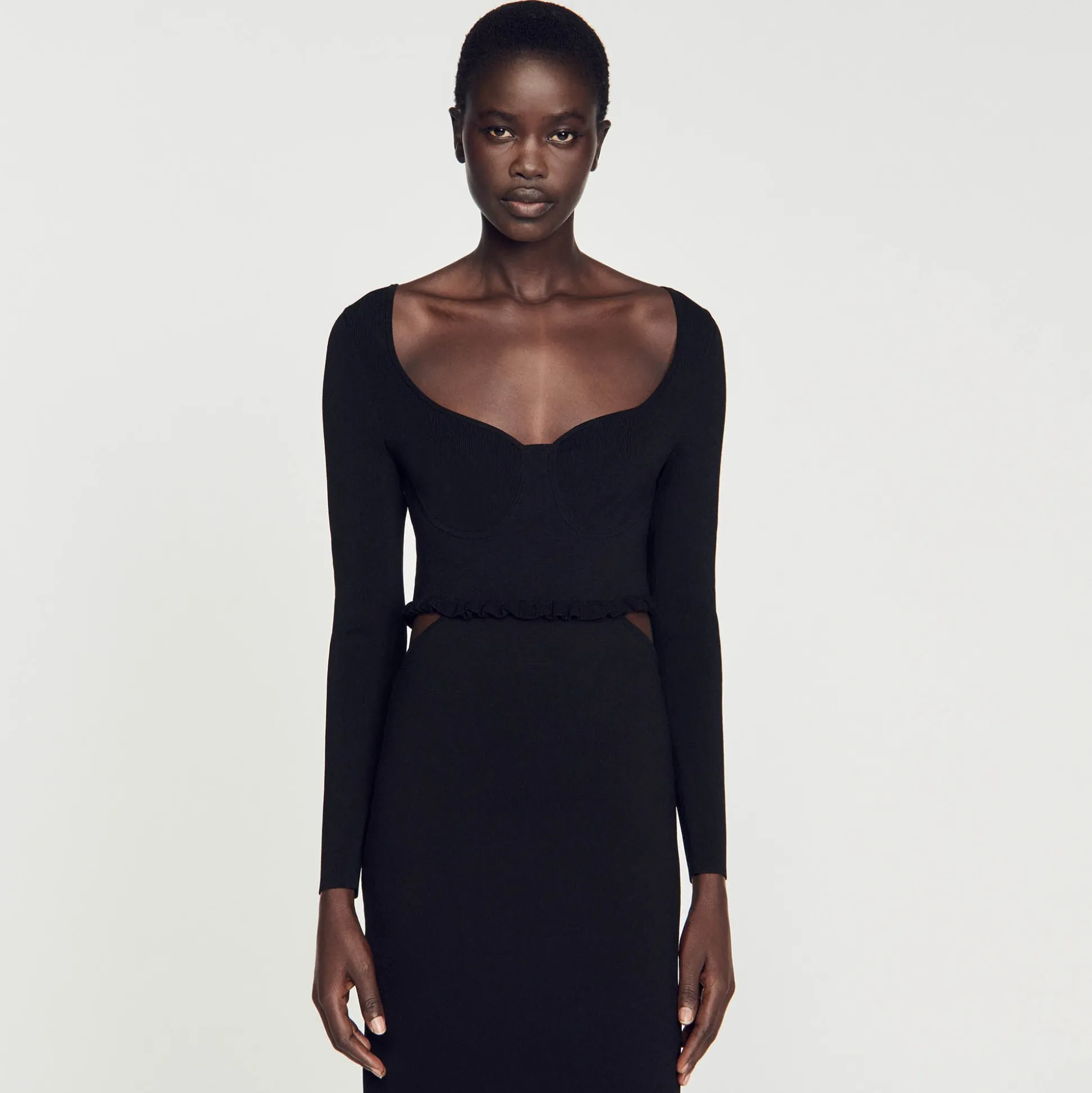 Robe Midi Ajourée