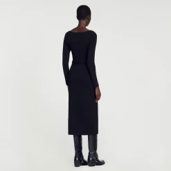 Robe Midi Ajourée