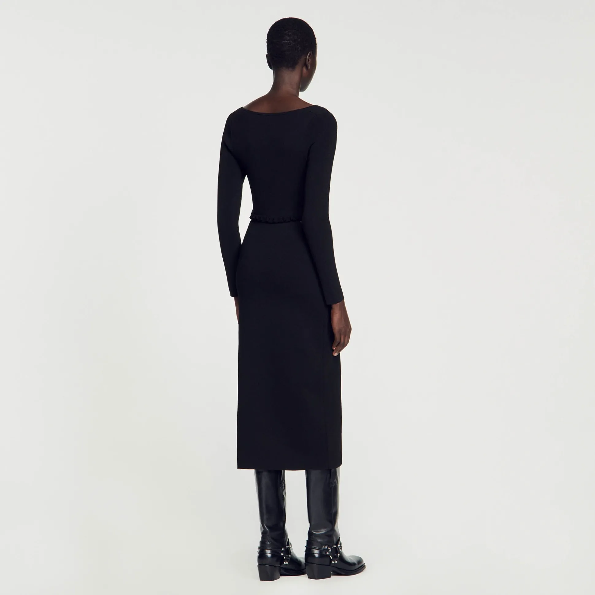 Robe Midi Ajourée