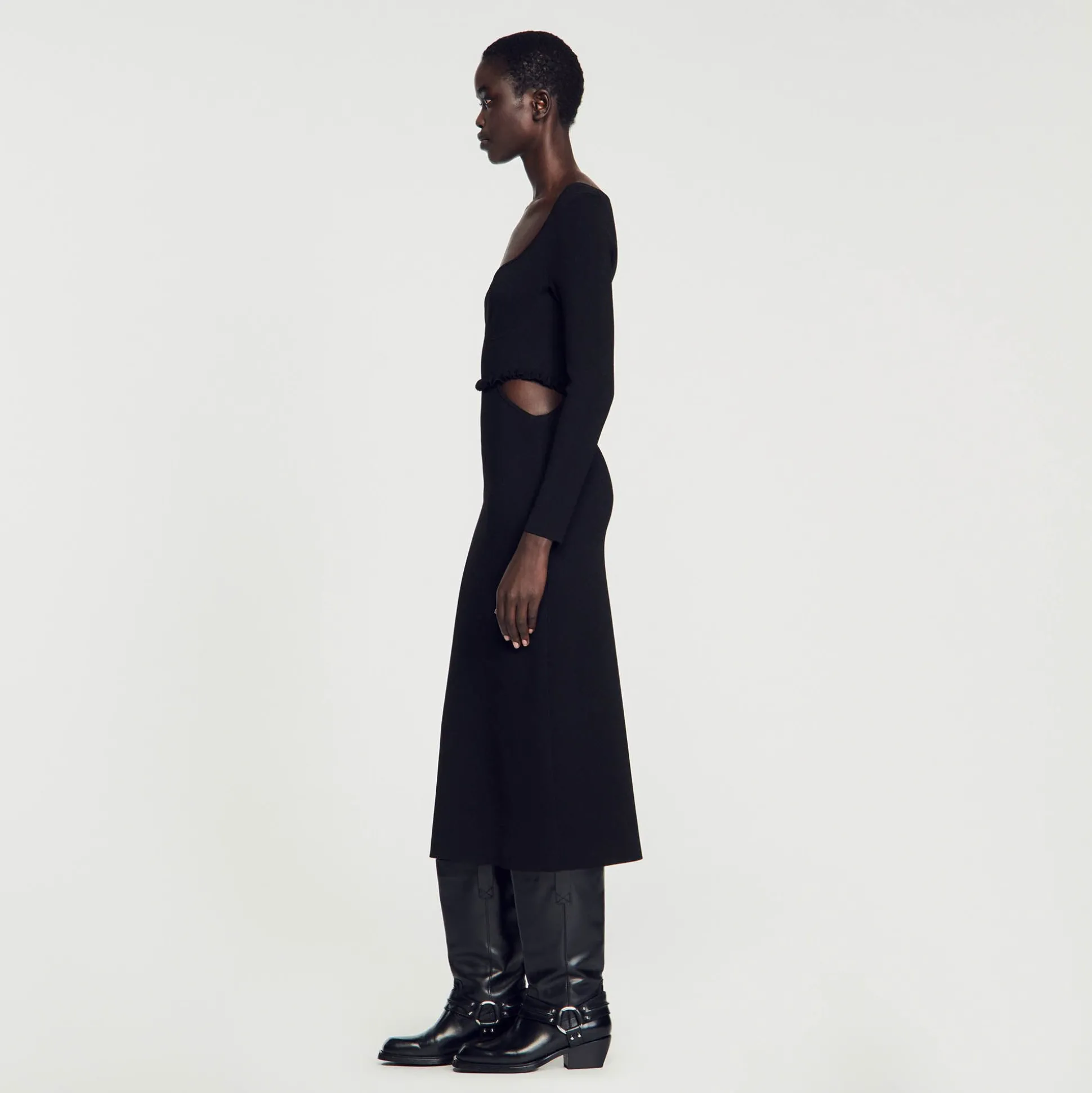 Robe Midi Ajourée