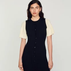 Robe Midi Côtelée
