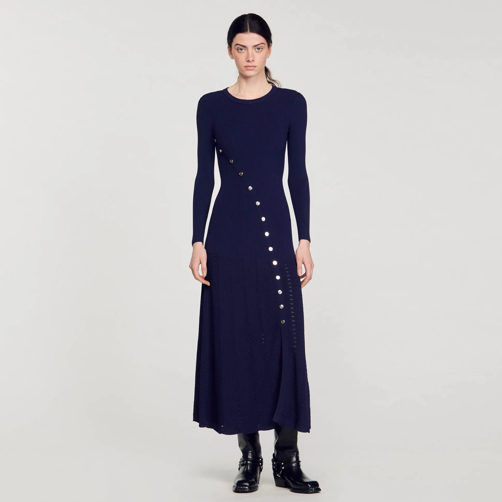 Robe Midi En Maille