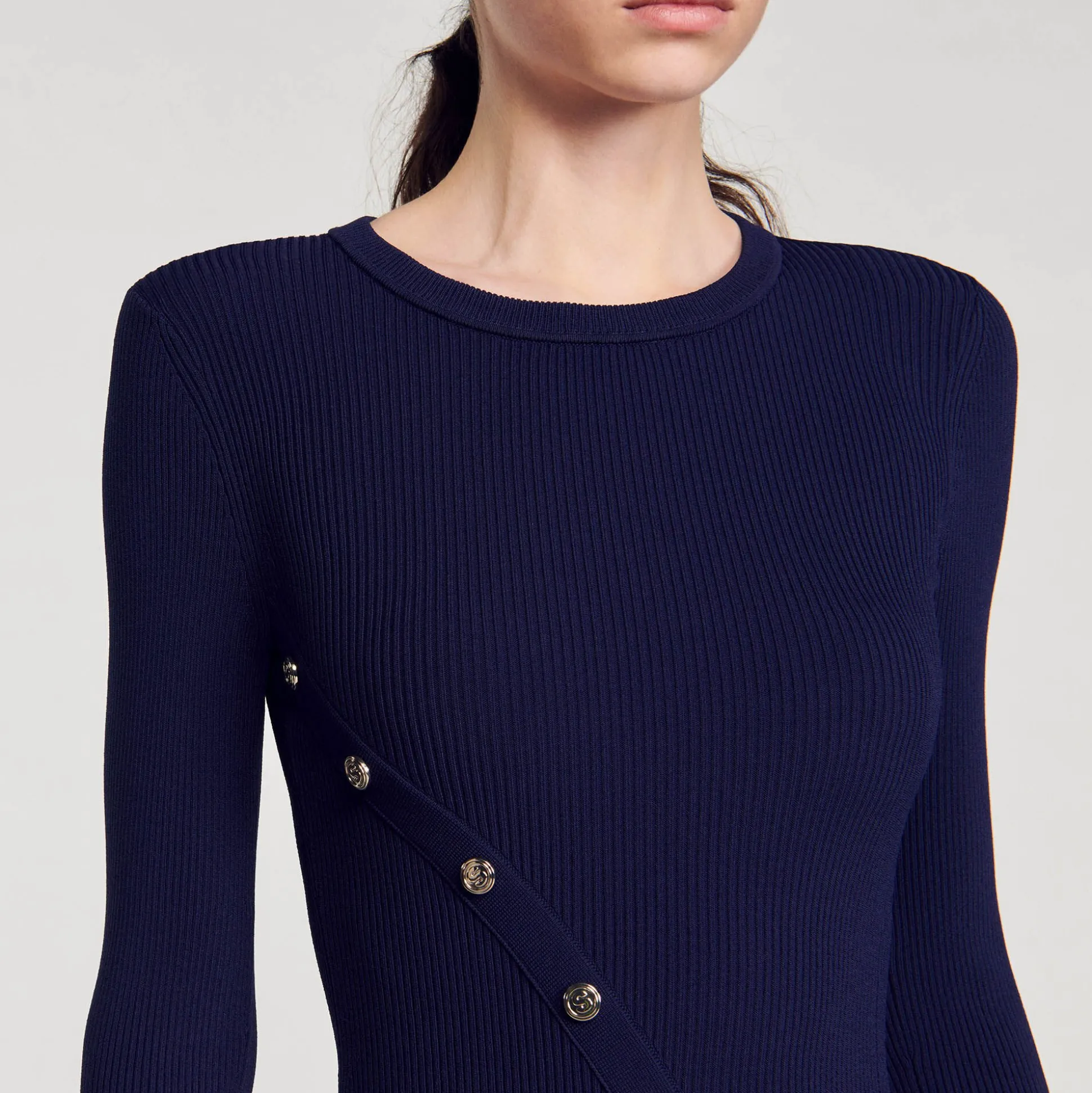 Robe Midi En Maille