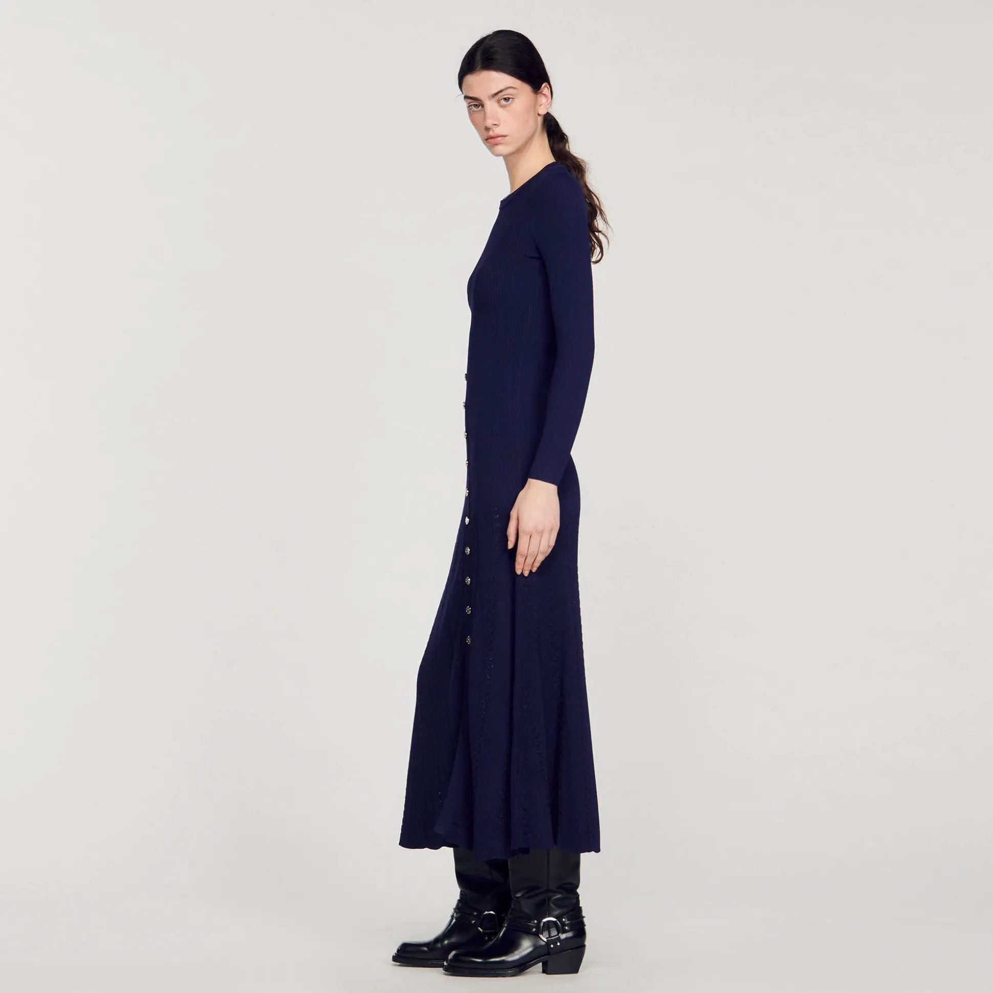 Robe Midi En Maille