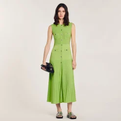 Robe Midi En Maille
