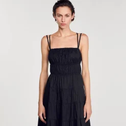 Robe Midi Froncée