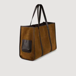 Sac Cabas En Cuir Suédé