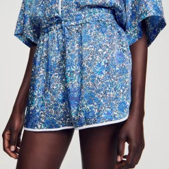 Short à Imprimé Fleuri