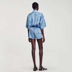 Short à Imprimé Fleuri