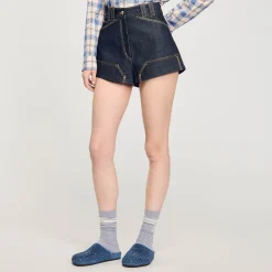 Short En Jean Brut