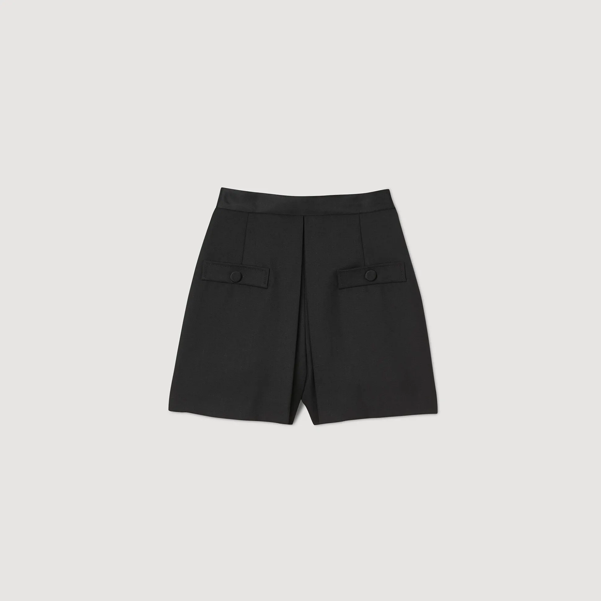 Short Taille Haute Avec Boutons