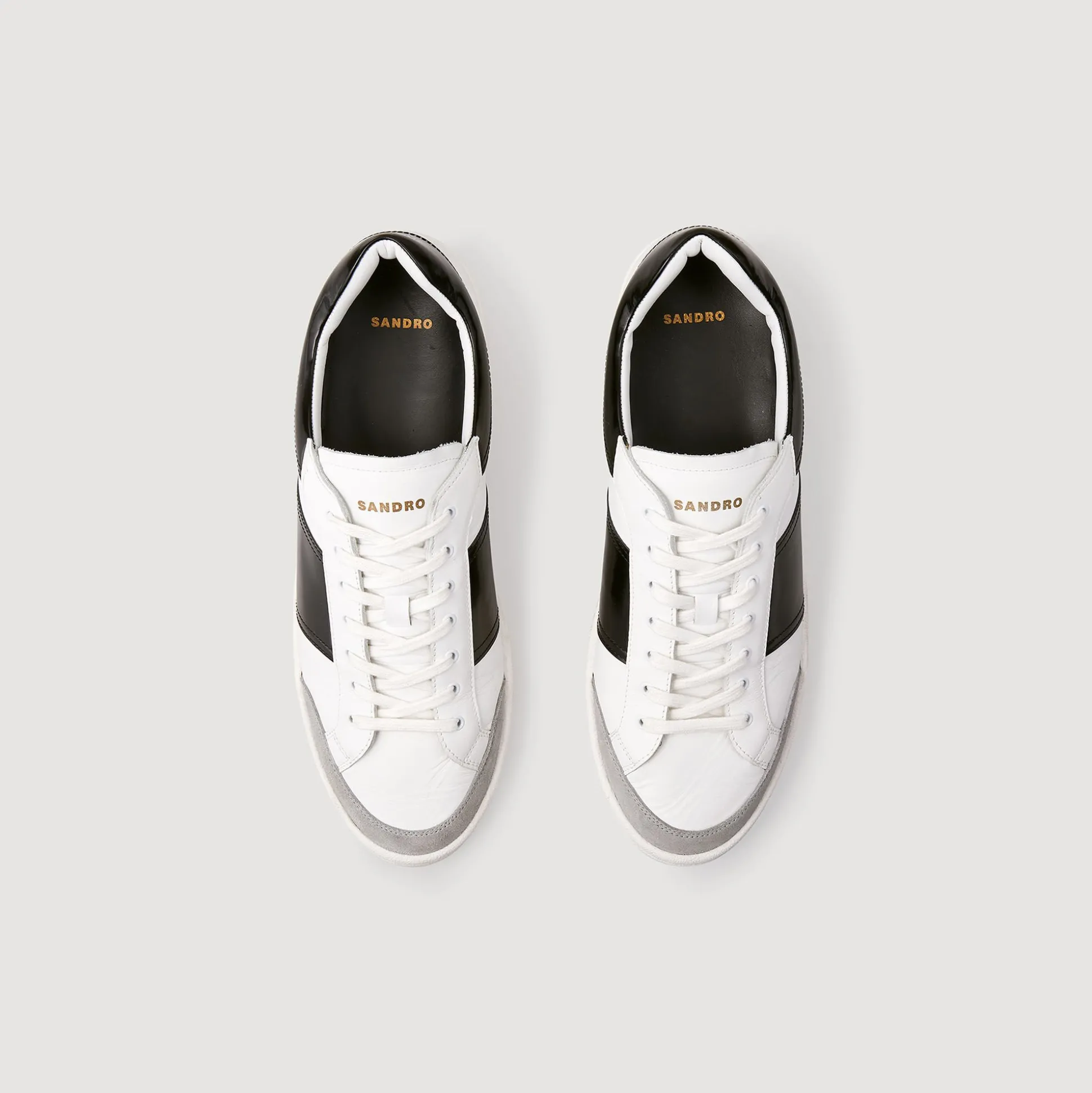Sneakers Basses En Cuir