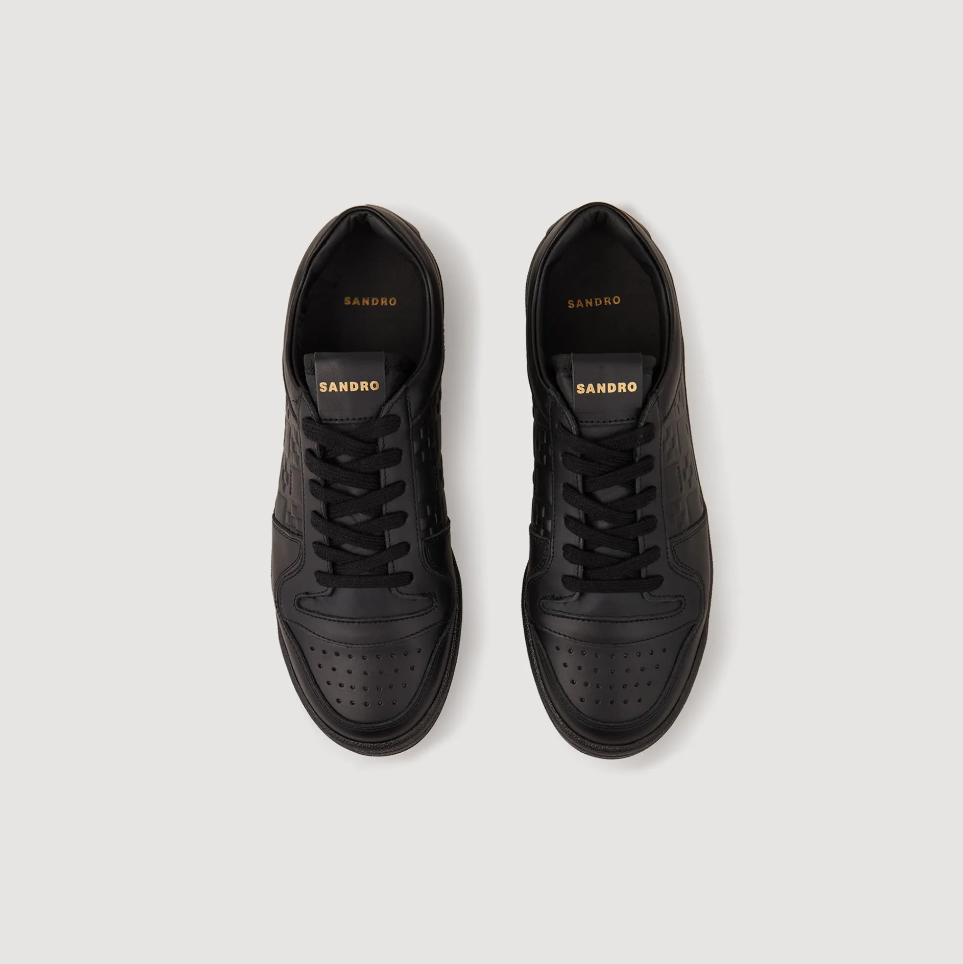 Sneakers Basses En Cuir