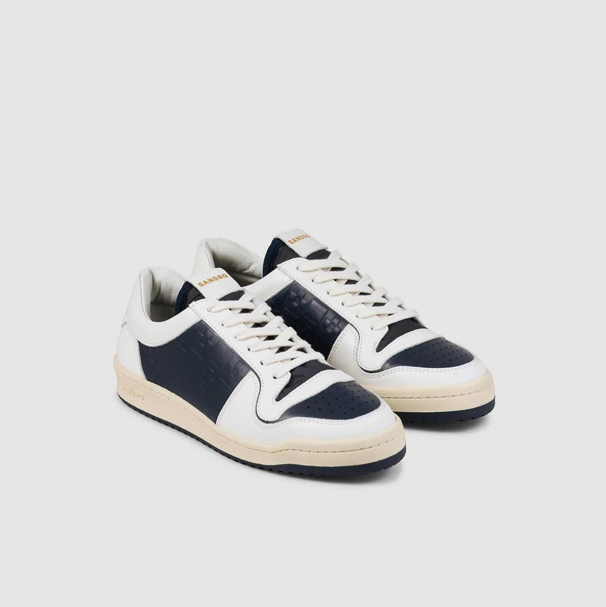 Sneakers Basses En Cuir