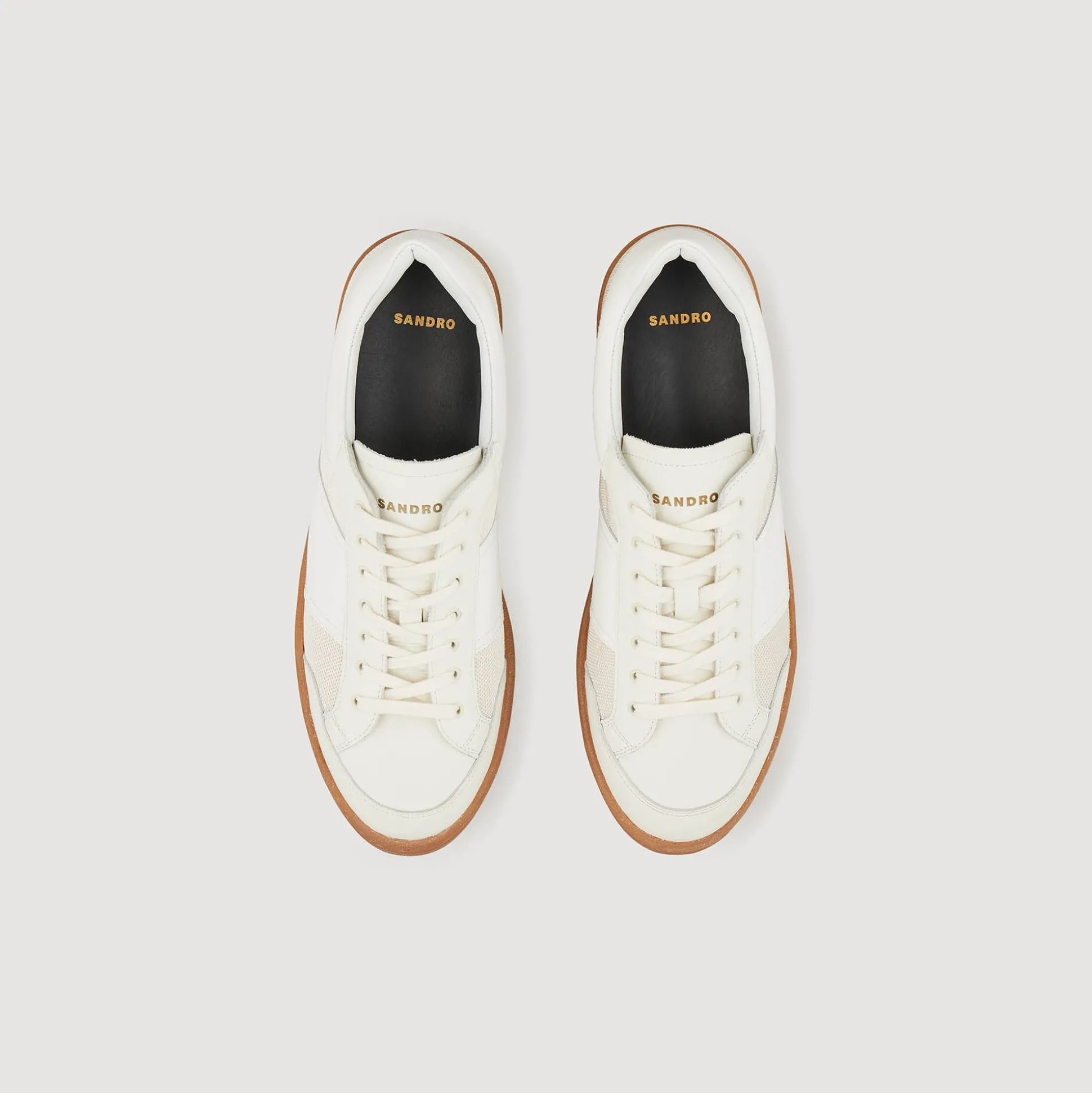 Sneakers En Cuir