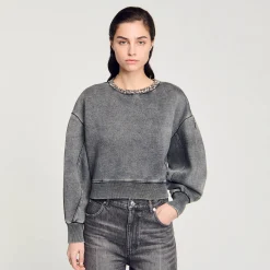 Sweat à Col Bijoux