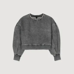 Sweat à Col Bijoux