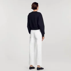 Sweatshirt à Cœurs Strassés