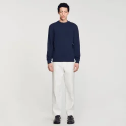 Sweatshirt Fleur En Coton
