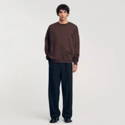 Sweatshirt Oversize Fleurs