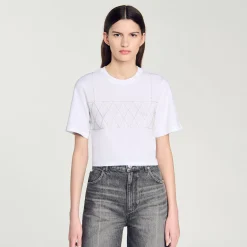 Tee-shirt Court Strassé