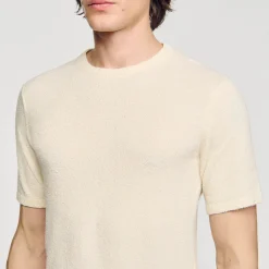 Tee-shirt En Maille Bouclette