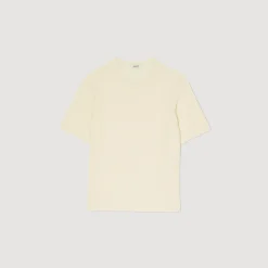 Tee-shirt En Maille Bouclette
