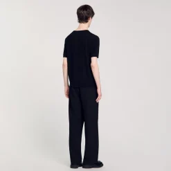 Tee-shirt En Maille Fluide
