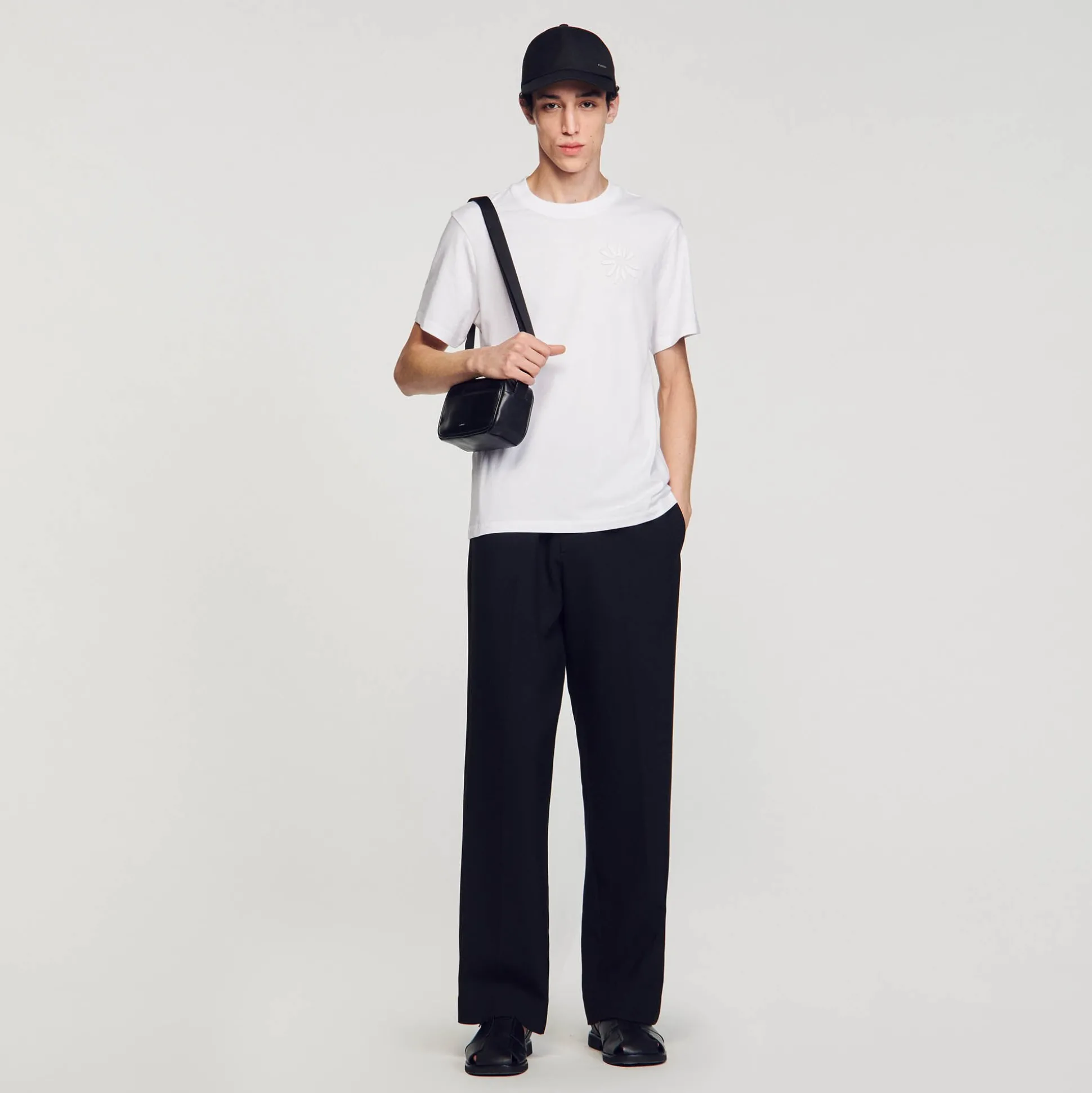 Tee-shirt Fleur En Coton