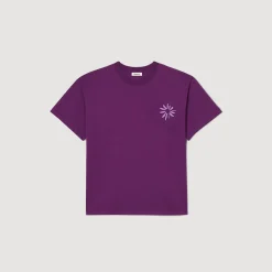 Tee-shirt Fleur En Coton