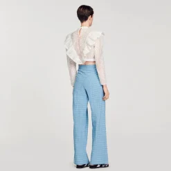 Top Court En Broderie Anglaise