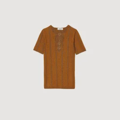 Top En Maille Scintillante