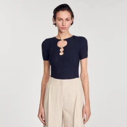 Top En Maille Scintillante