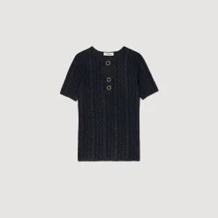 Top En Maille Scintillante