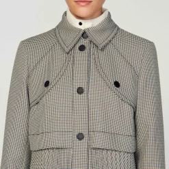 Trench Pied-de-poule