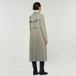 Trench Pied-de-poule