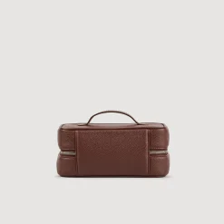 Trousse De Toilette En Toile Grainée