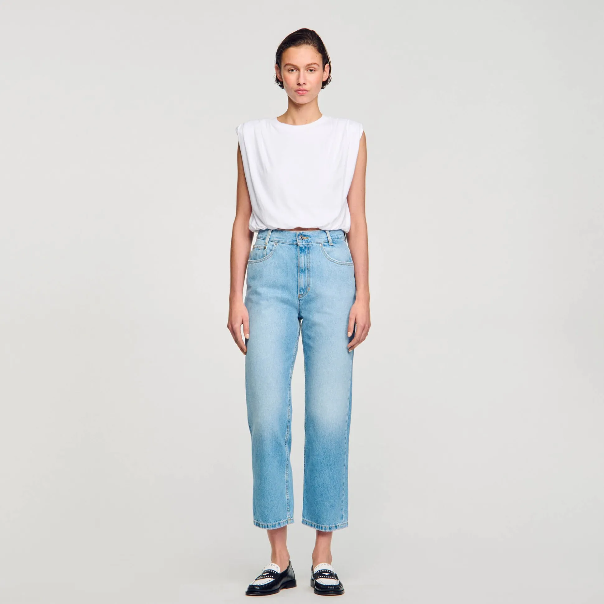 T-shirt Court En Coton