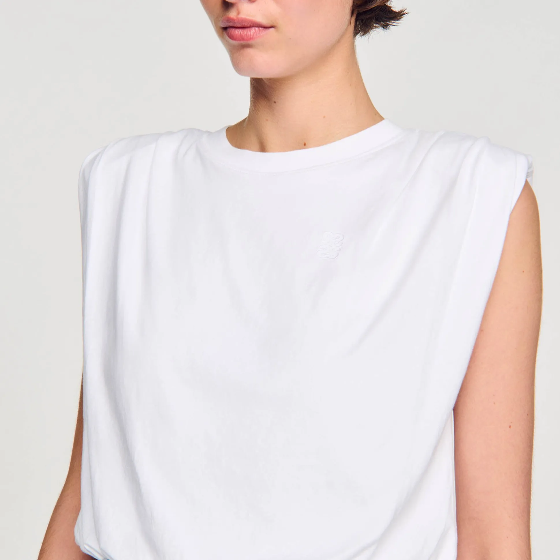 T-shirt Court En Coton