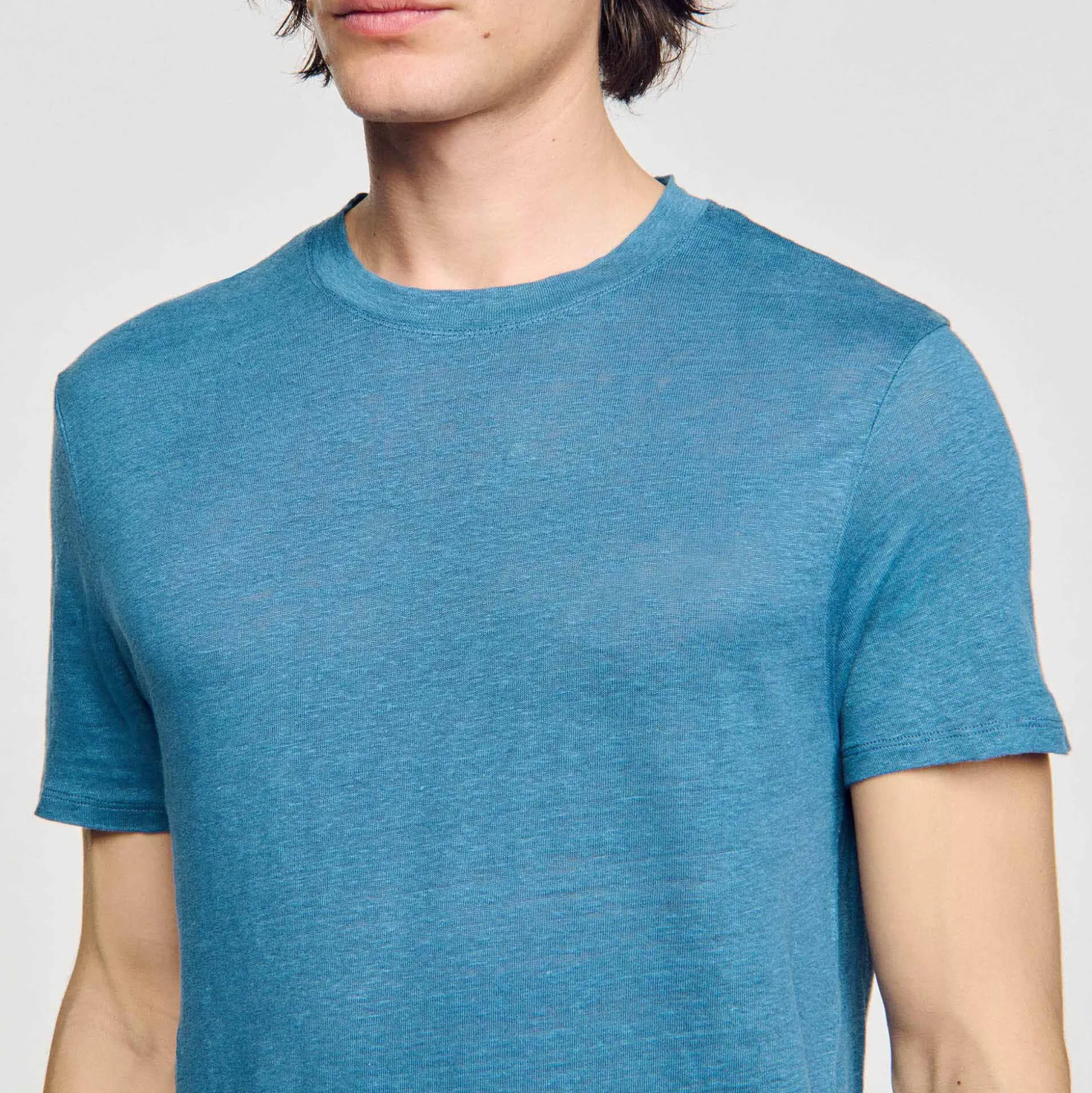 T-shirt En Lin Certifié
