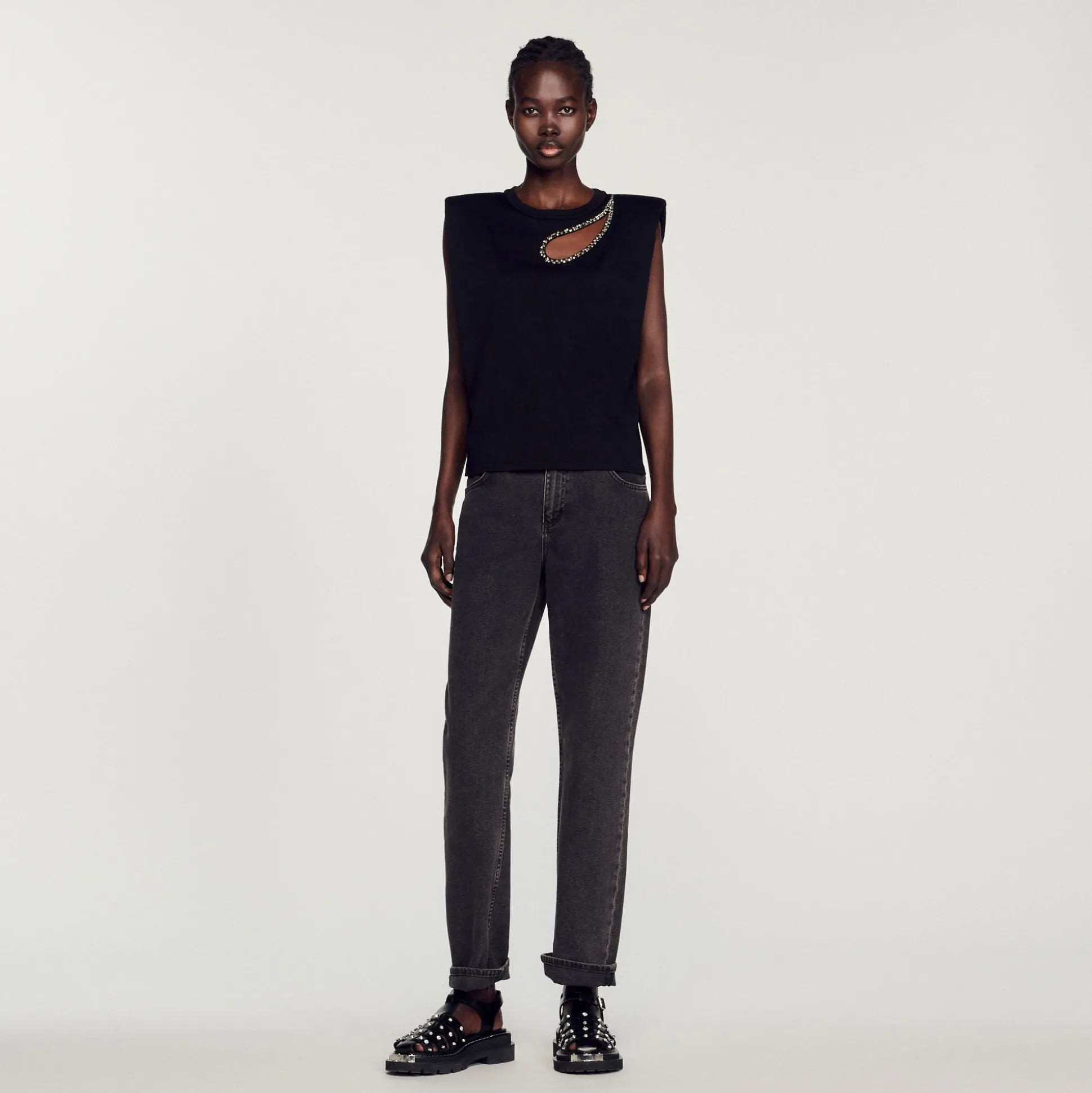 T-shirt Goutte Strass