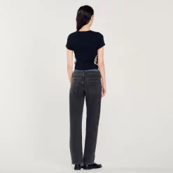 T-shirt Orné De Strass