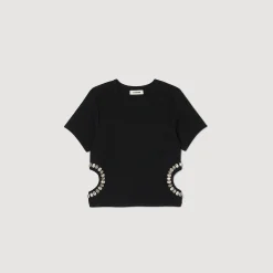 T-shirt Orné De Strass