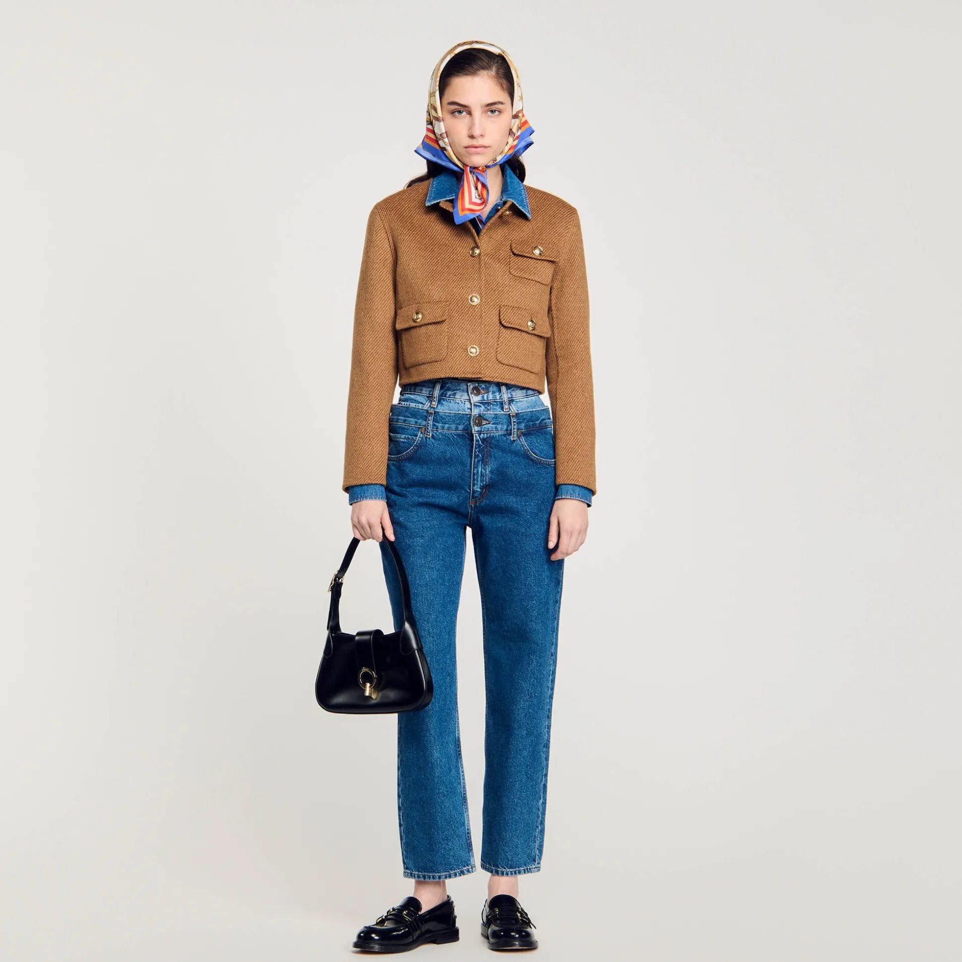 Veste Courte à Boutons