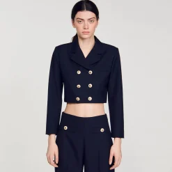 Veste Courte à Double Boutonnage