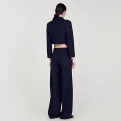 Veste Courte à Double Boutonnage